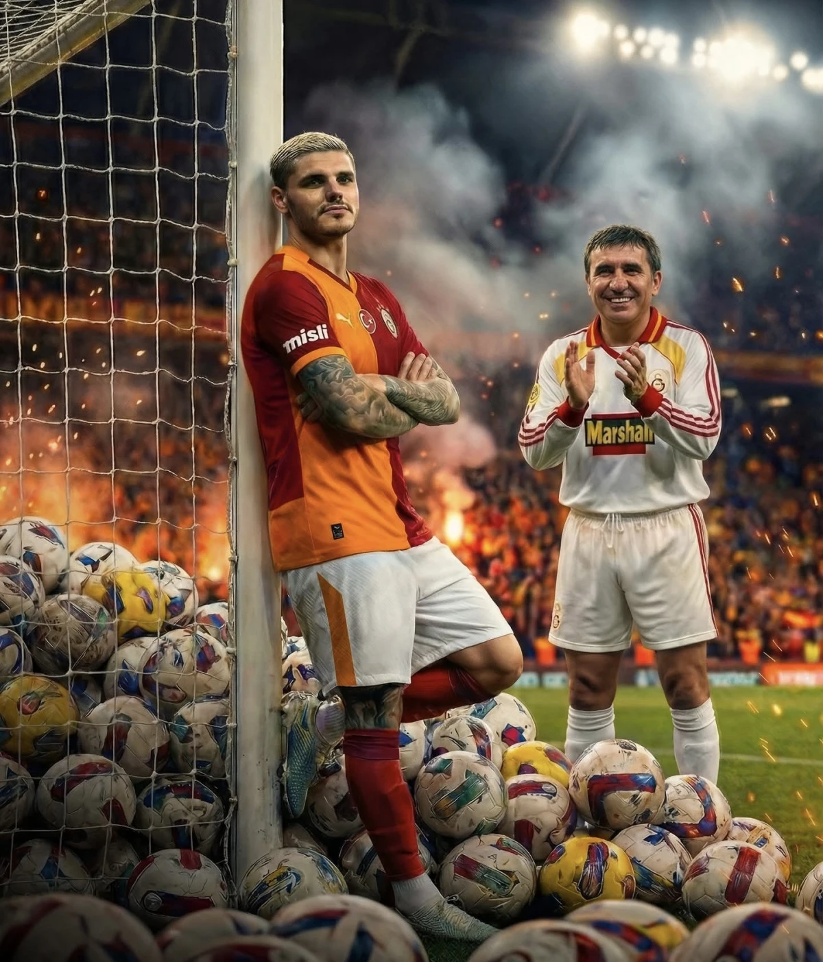 Galatasaray Yabancı Gol Kralı: Mauro Icardi, Hagi&rsquo;yi Geride Bıraktı ve S&uuml;per Lig Rekorunu Kırdı!