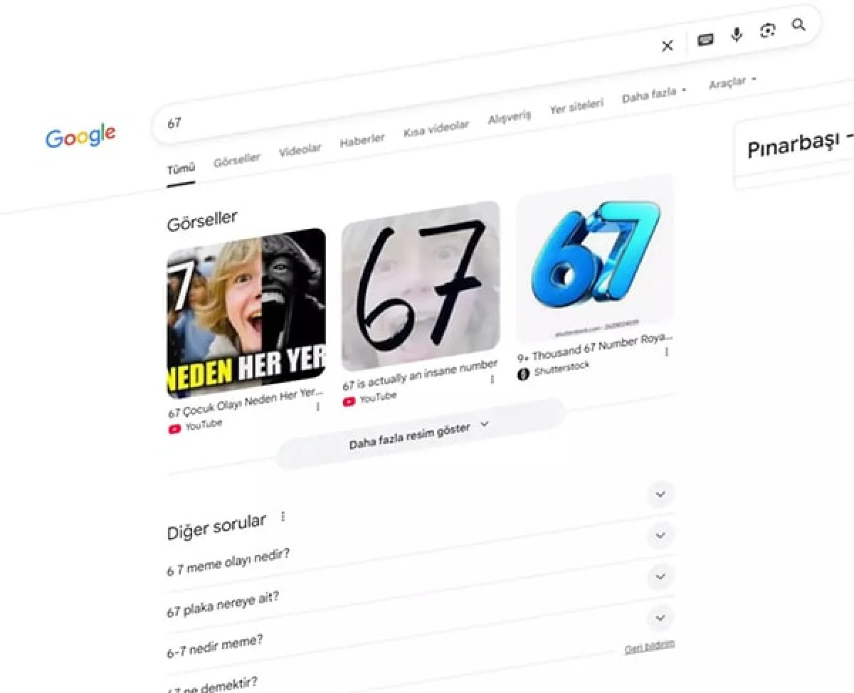 Google '67' Yazınca Ekran Neden Sallanır? Viral 6-7 Akımının Şaşırtıcı Göndermesi Ortaya Çıktı!