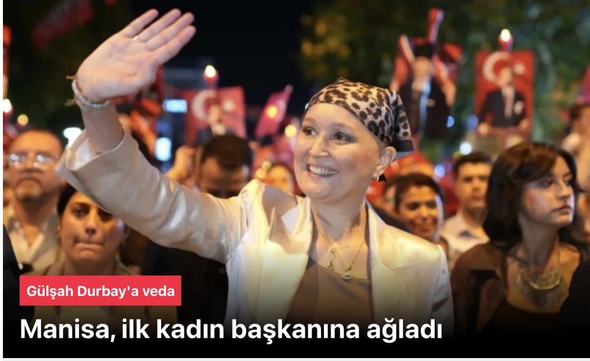 G&uuml;lşah Durbay Cenazesi: G&ouml;zyaşları ve Alkışlarla Son Yolculuğuna Uğurlandı