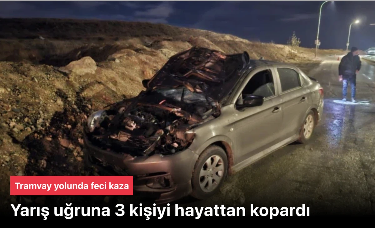 Yarış yaparak 3 kişiyi hayattan kopardı