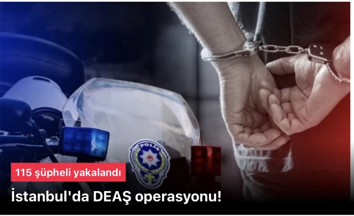 Yılbaşı &ouml;ncesi Eylem hazırlığındaki 115 kişi yakalandı